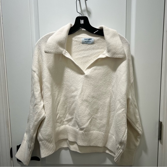 Cream Polo Sweater 2X - Picture 1 of 4